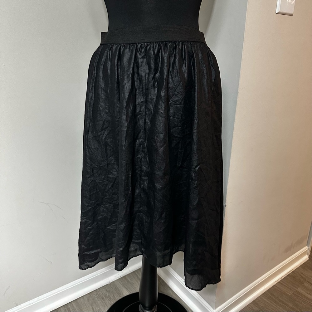 Thalia Sodi Black Asymmetrical Skirt in Size Medium